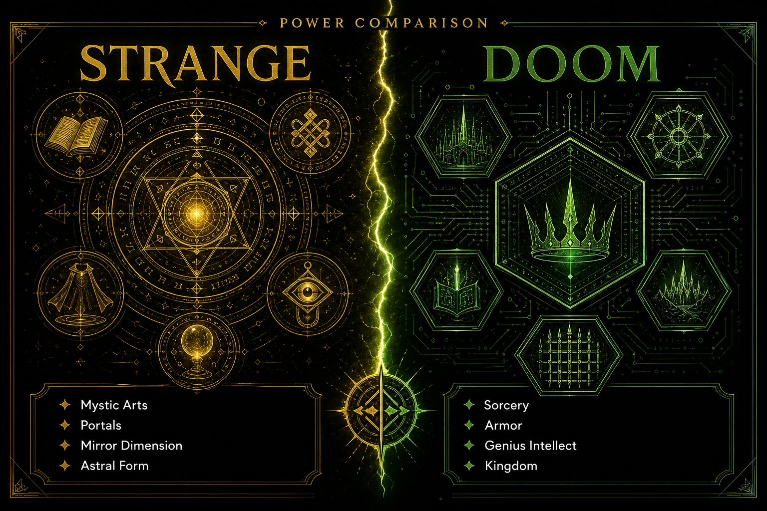 Strange vs Doom power comparison